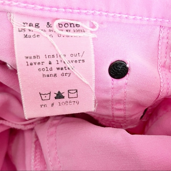 Rag & Bone Legging Skinny Jeans Bright Pink - Picture 11 of 11